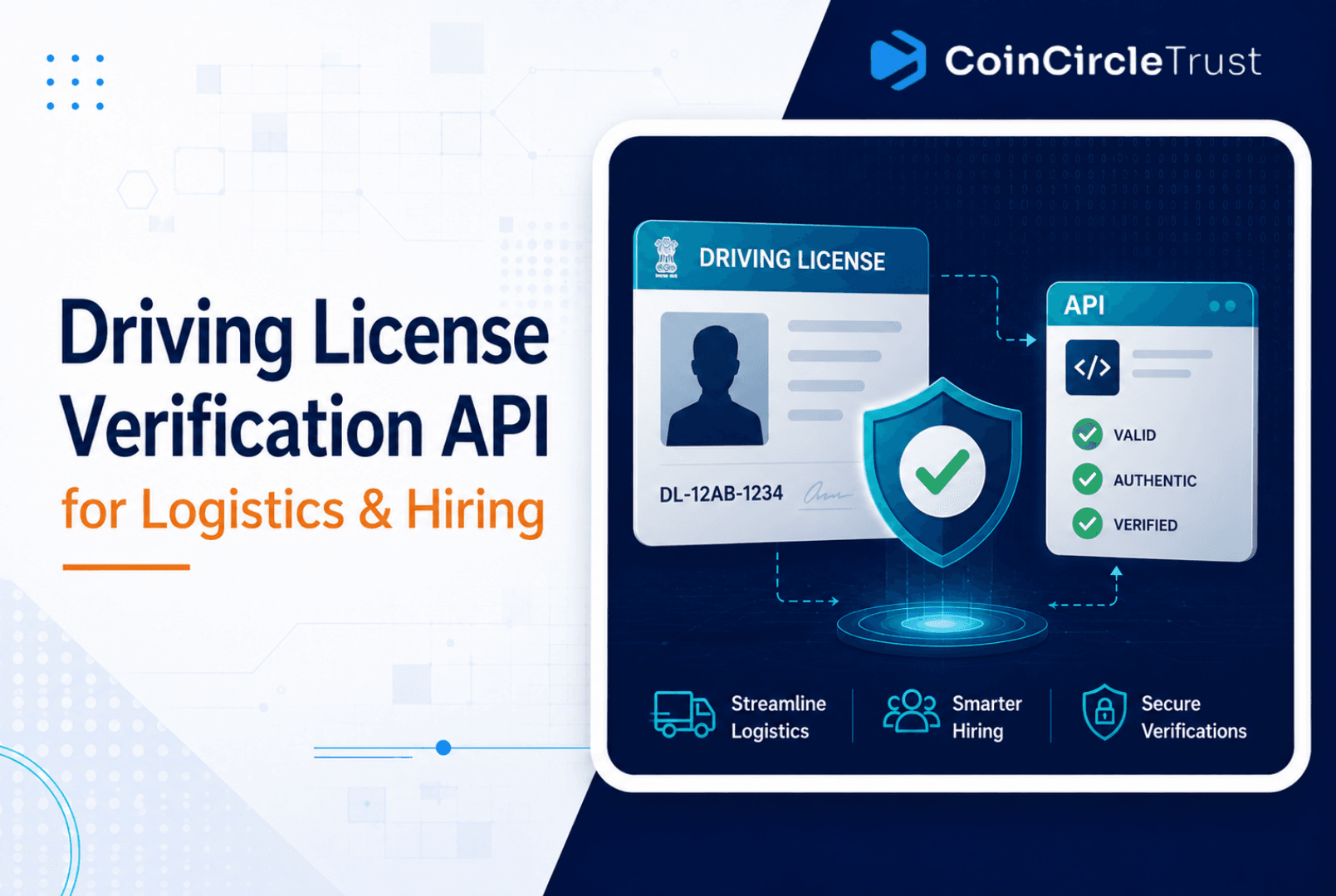Driving License Verification API for Logistics & Hiring