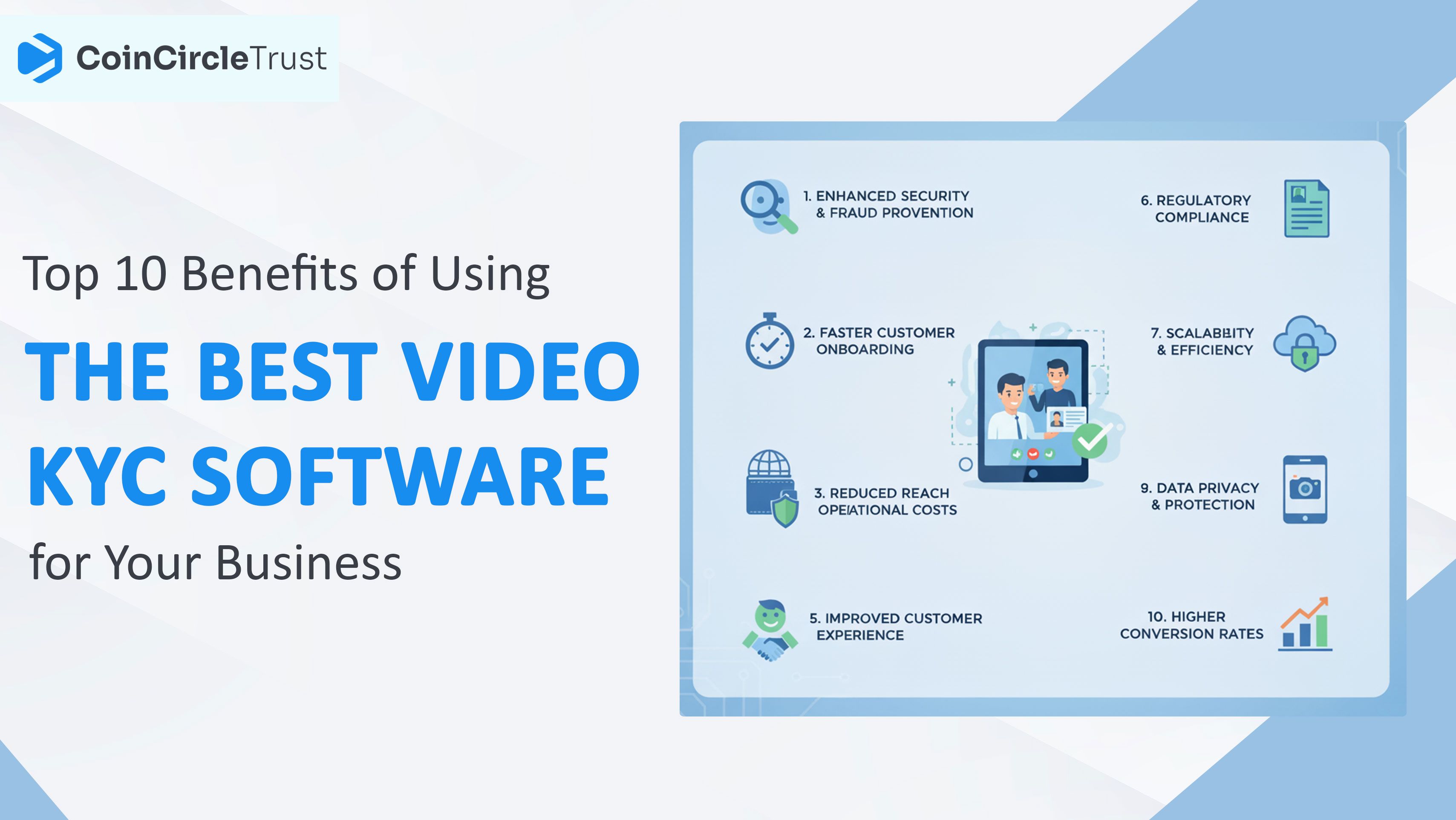 Top 10 Benefits of Using the Best Video KYC Software